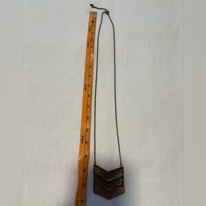 Chevron Pendant Necklace